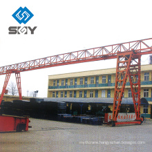 Best China manufacture 10t box type electric hoist single girder gantry crane MH model